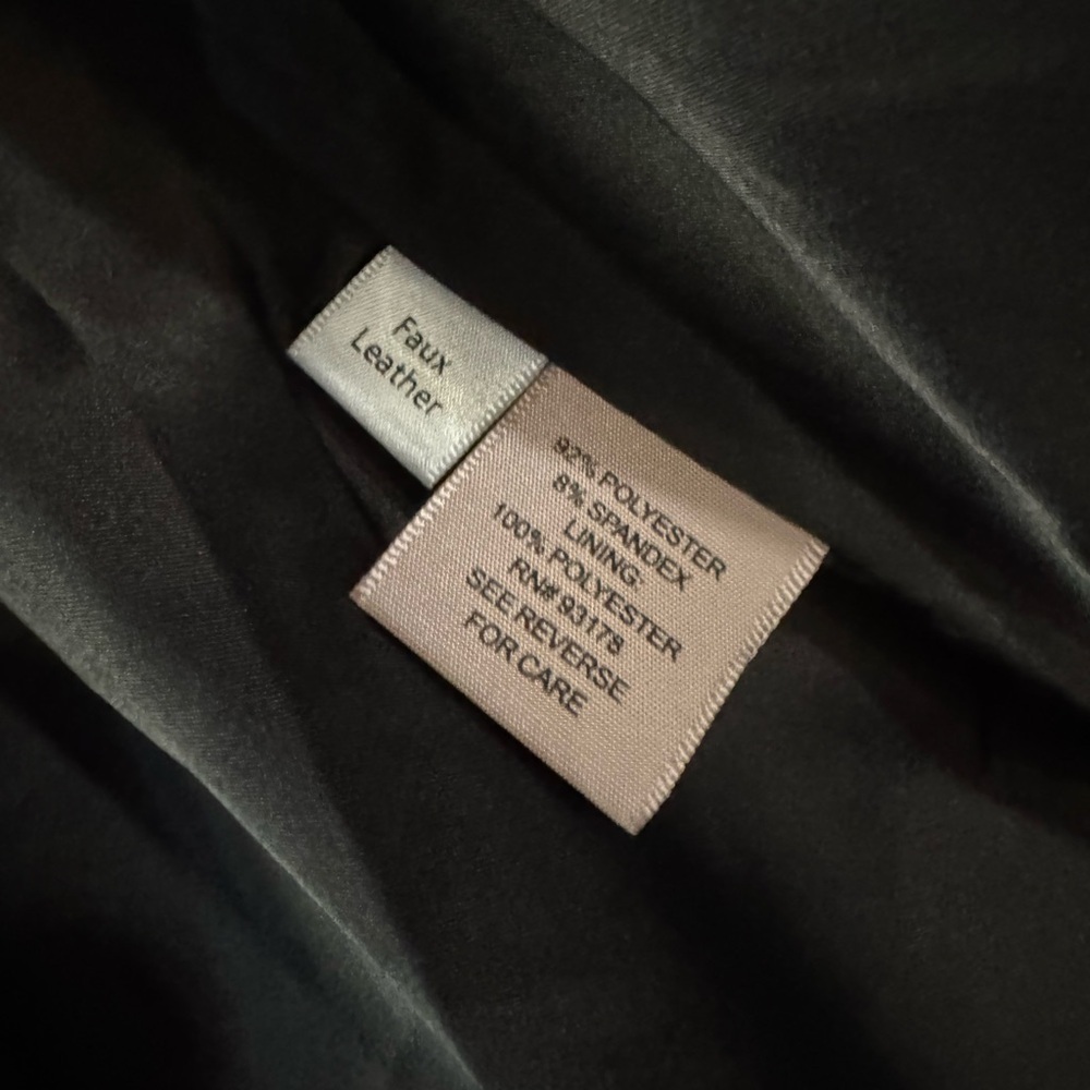 Philosophy Faux Leather Jacket l M - Picture 4 of 5